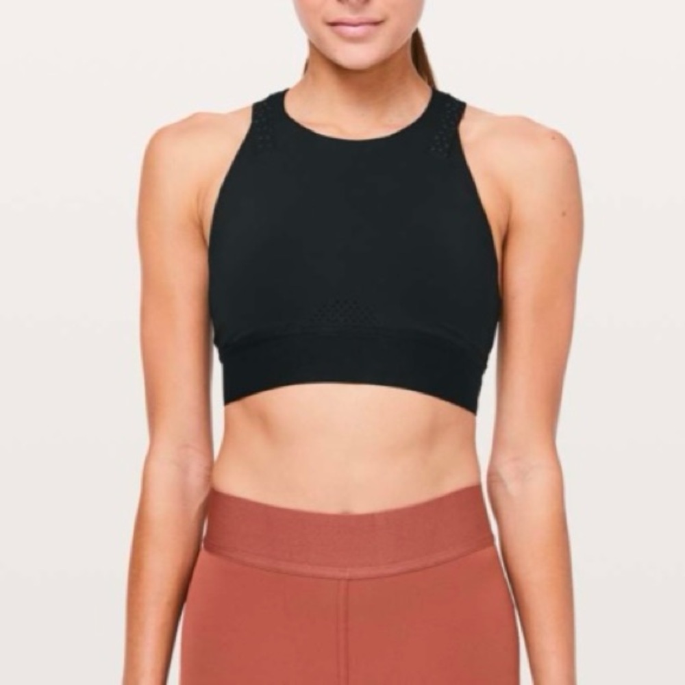 SOLD. Lululemon To The Beat Bra *lululemon X SoulCycle Black Size 8 - Picture 2 of 10